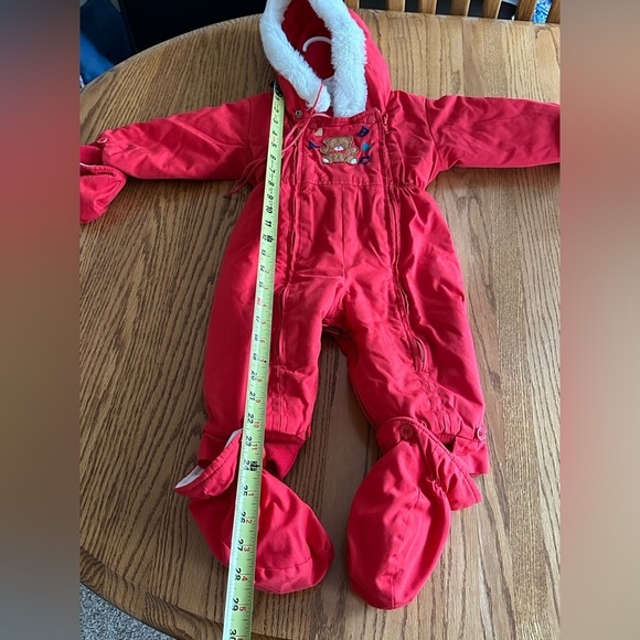 Heart Warmers Hooded Snow Suit Removable Mitten Boots Toddler 24.5"-33.5" T - Picture 14 of 14